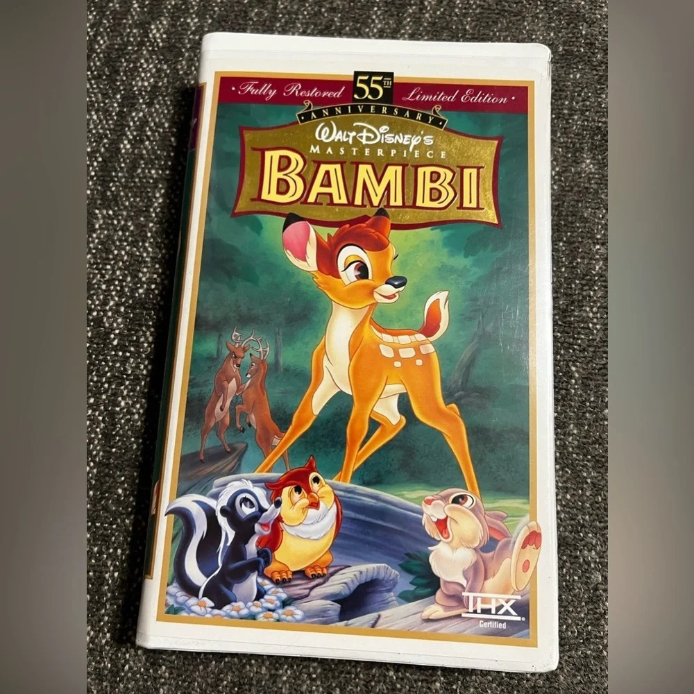 Disney 55th Anniversary Limited Edition “Bambi” VHS Tape